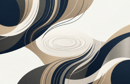 美容室での心休まるリセット時間を表現した抽象的なイメージ