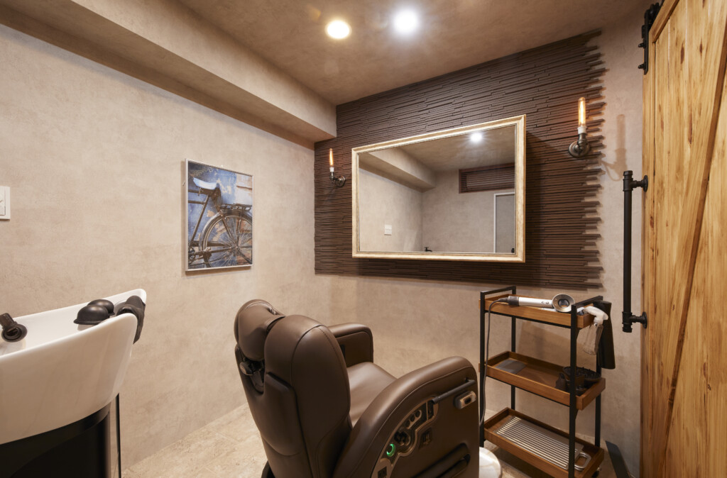 全室個室ハイクラスメンズサロンskalptformen馬車道店の個室